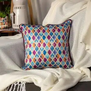 Ramadan Decorative Cushions with Vibrant Abstract Patterns – “طيف” Collection - Image 2
