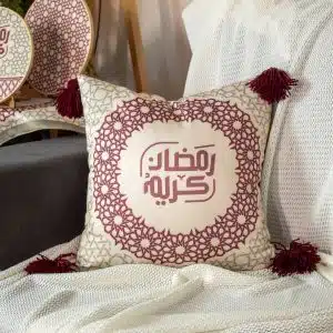 Ramadan Decorative Cushions with Elegant Minaret Motifs – “مآذن” Collection - Image 4