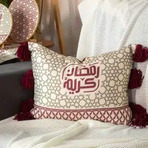 Ramadan Decorative Cushions with Elegant Minaret Motifs – “مآذن” Collection - Image 5