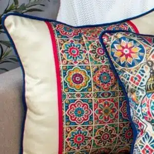 Ramadan Decorative Cushions with Festive Fanous Patterns – “زينة” Collection - Image 4