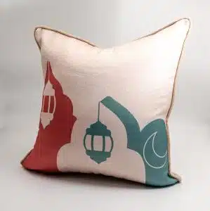 Ramadan Decorative Cushions with Vibrant Mosque Motifs – “محراب” Collection - Image 4